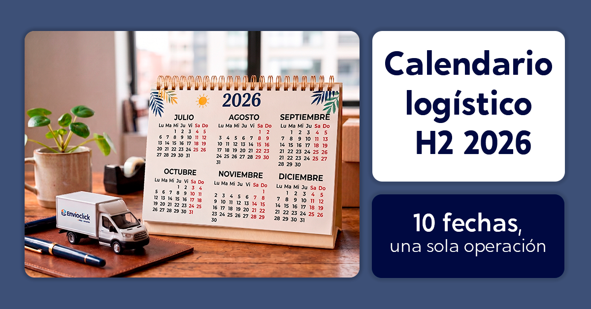 calendario logístico 2026 temporada alta México Colombia